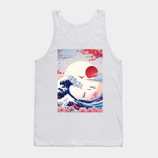 Sea japanese culture Tank Top